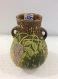 Roseville Wisteria Dbl Handled Vase