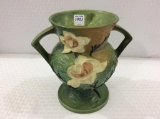 Roseville Dbl Handled Magnolia Vase