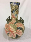 Highly Decorated Oriental Vase w/