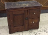 Child's Primitive Wood Cabinet