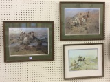 Lot of 3 Framed American Indian Prints-All Signed