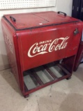 Vintage Coca Cola Floor Model Cooler