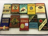 Lot of 11 Sm. Smoking Tobacco Tins