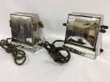 Lot of 2 Vintage Electric Toasters