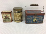 Lot of 3 Tobacco Tins Including George