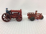 Lot of 2 Including Sm. Iron Crash Car