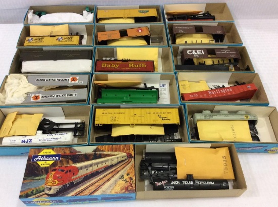 Lot of 16 Un-Assembled Athearn HO Scale Model Kits