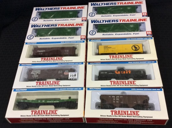 Lot of 10 Walthers Trainline HO Scale Train Cars-