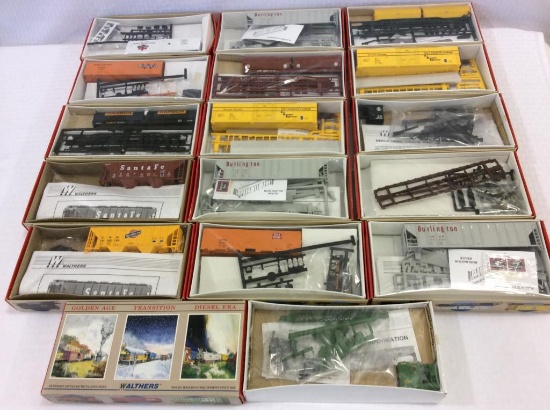 Lot of 16 Un-Assembled Walthers HO Scale