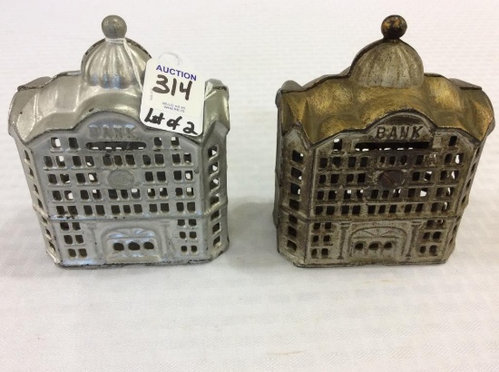 Lot of 2 Bank Building Banks