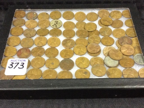 Approx. 75 Pre-64 Pennies (Showcase Not Included)