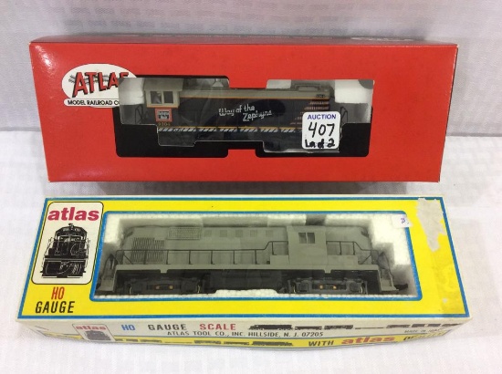 Lot of 2 Atlas HO Scale Locomotives in Boxes