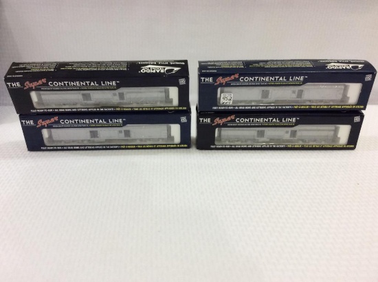 Lot of 4 The Super Continental Line HO Scale Train