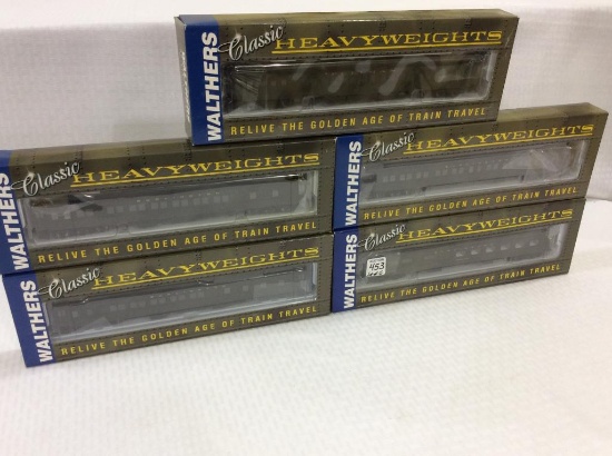 Lot of 5 Walthers Classic Heavyweight HO Scale