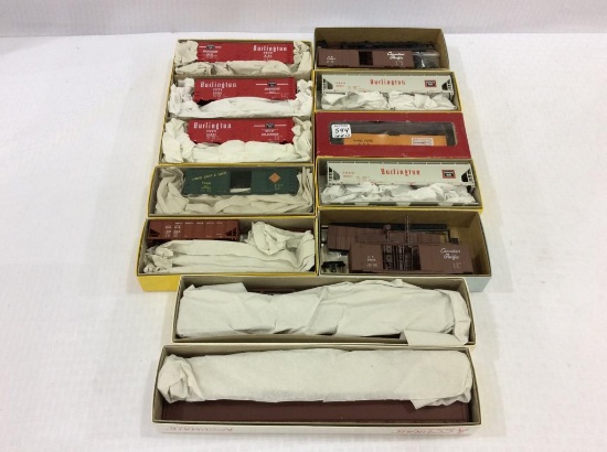 Lot of 10 Mostly Accurail Un-Assembled HO Scale