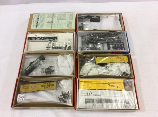 Lot of 8 Mostly Walthers Un-Assembled HO Scale