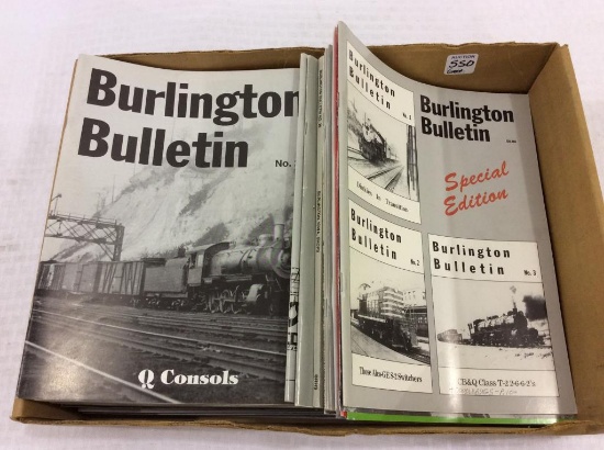 Group of Burlington Bulletin Magazines
