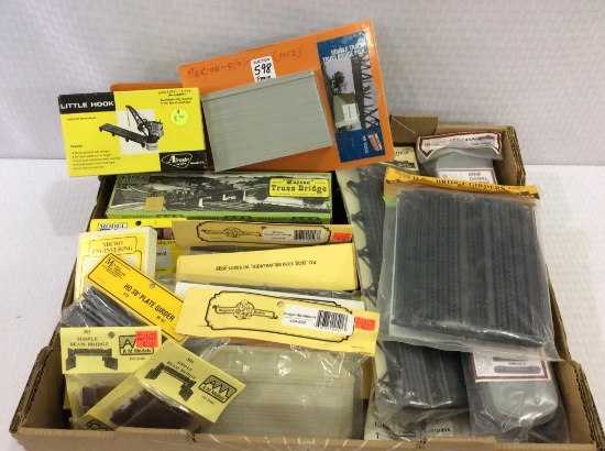 Group of HO Scale RR Accessories in Packages