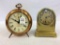 Lot of 2 Wind Up Clocks Including