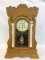 New Haven Keywind Kitchen Clock w/ Etched