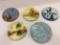 Lot of 5 Decorative Tea Tile Trivets