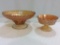 Lot of 2 Carnival Glass Pieces Including