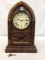 Welch Keywind Clock w/ Etched Gold Tablet