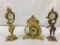 Lot of 3 Cupid Figural Metal Design Wind Up