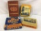 Lot of 4 Old Cardboard Candy Boxes