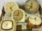 Lot of 6 Various Clocks Including Westclox,