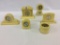 Lot of 6 Sm. Celluloid Wind Up Clocks