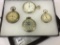 Lot of 4 Open Face Pocket Watches Including