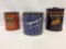 Lot of 3 Adv. Tobacco Tins Including