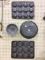 Lot of 4 Grey Granite Kitchen Pieces Including