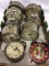 Lot of 9 Various Alarm Clocks Including