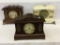 Lot of 3 Mantle Clocks Including Sessions,