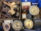 Lg. Box of Clock Parts-Wood Pieces-