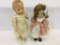 Lot of 2 1950's Composition Dolls