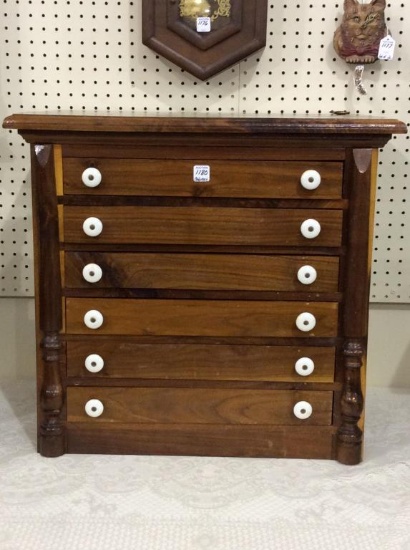 6 Drawer Wood Cabinet