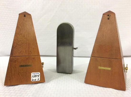 Set of 3 Metronomes Including 2-Seth Thomas