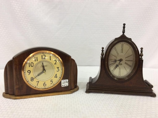 Lot of 2 Electric Clocks Including
