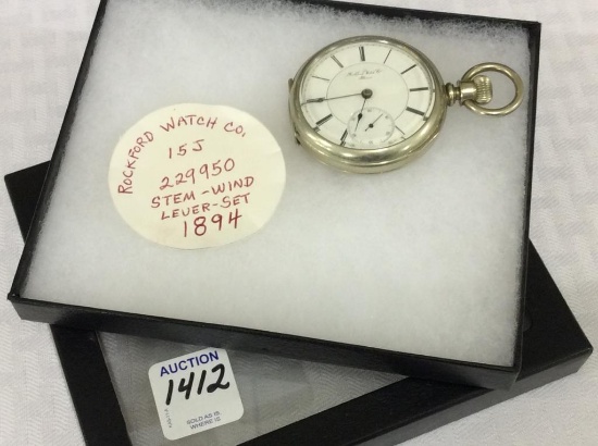 Rockford Watch Co. Illinois 15 Jewel 229950