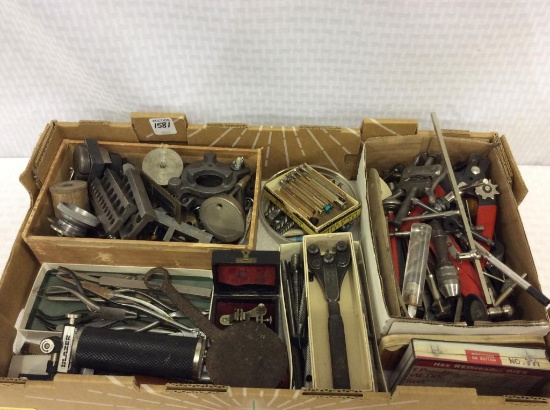 Box of Various Tools,