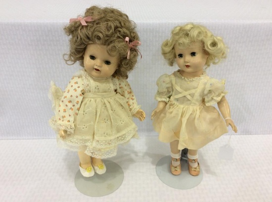 Lot of 2 Composition Dolls Including