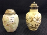 Lot of 2 Sugar Shakers Including Floral