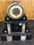 Very Heavy Iron & Marble Keywind Clock
