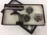 Lot of 4 Old Car Clocks Including