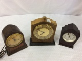 Lot of 3 Electric Clocks Including