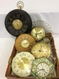 Lot of 6 Mostly Electric Wall Hanging Clocks