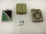 Lot of 3 Sm. Unique Clocks Including